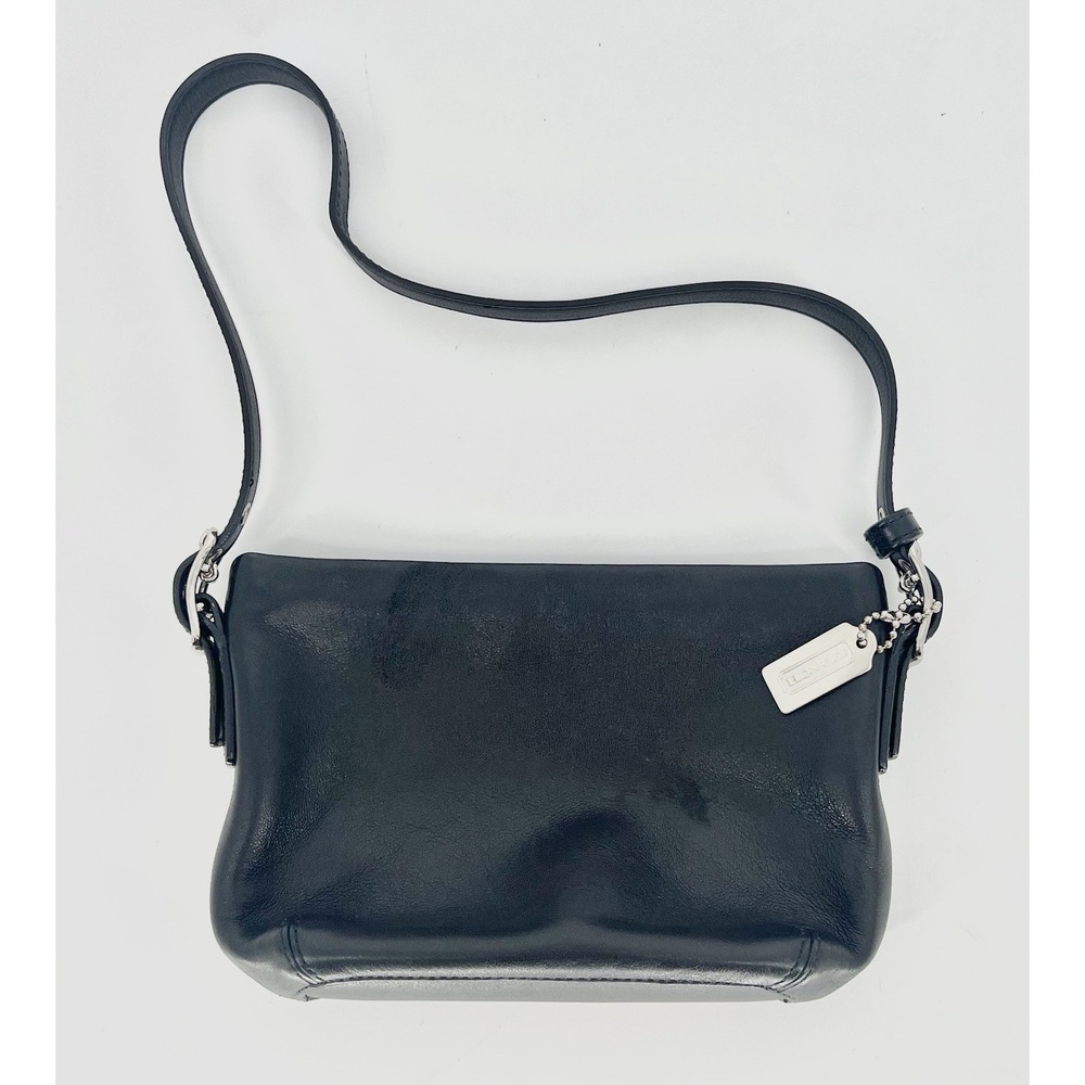 Black Leather Shoulder Bag